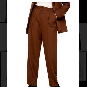 Topshop twill slouch trousers